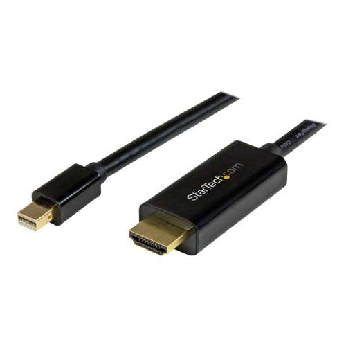StarTech.com StarTech.com 1 m Mini DisplayPort till HDMI-kabel - 4K 30 Hz Video - mDP till HDMI-kabeladapter - Mini DP eller Thunderbolt 1/2 Mac/PC till HDMI-skärm/monitor - mDP till HDMI konverterarkabel - adapterkabel - DisplayPort / HDMI - 1 m