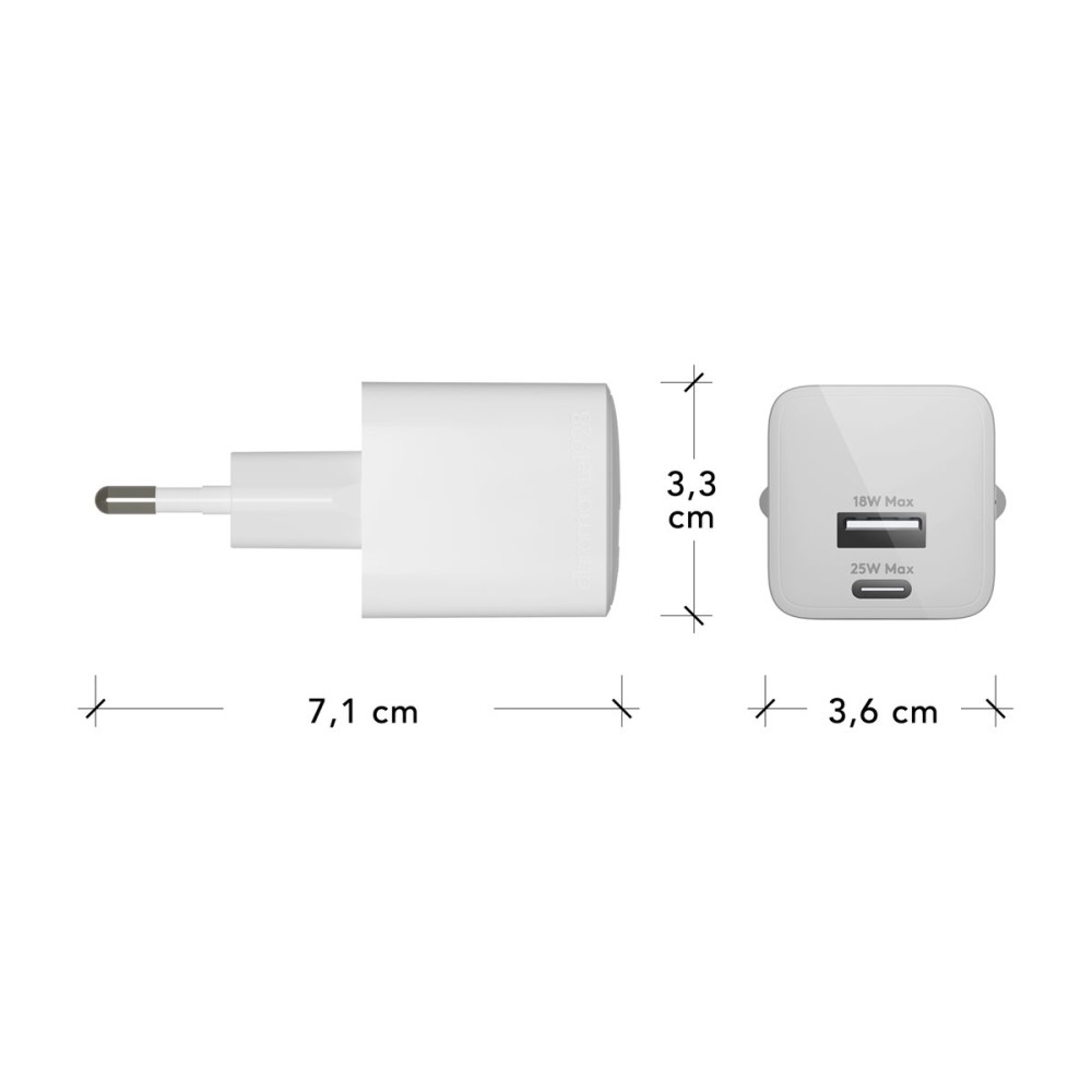 Produktbild för dbramante1928 re-charge strömadapter - USB-C, USB - 25 Watt