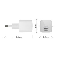 Produktbild för dbramante1928 re-charge strömadapter - USB-C, USB - 25 Watt
