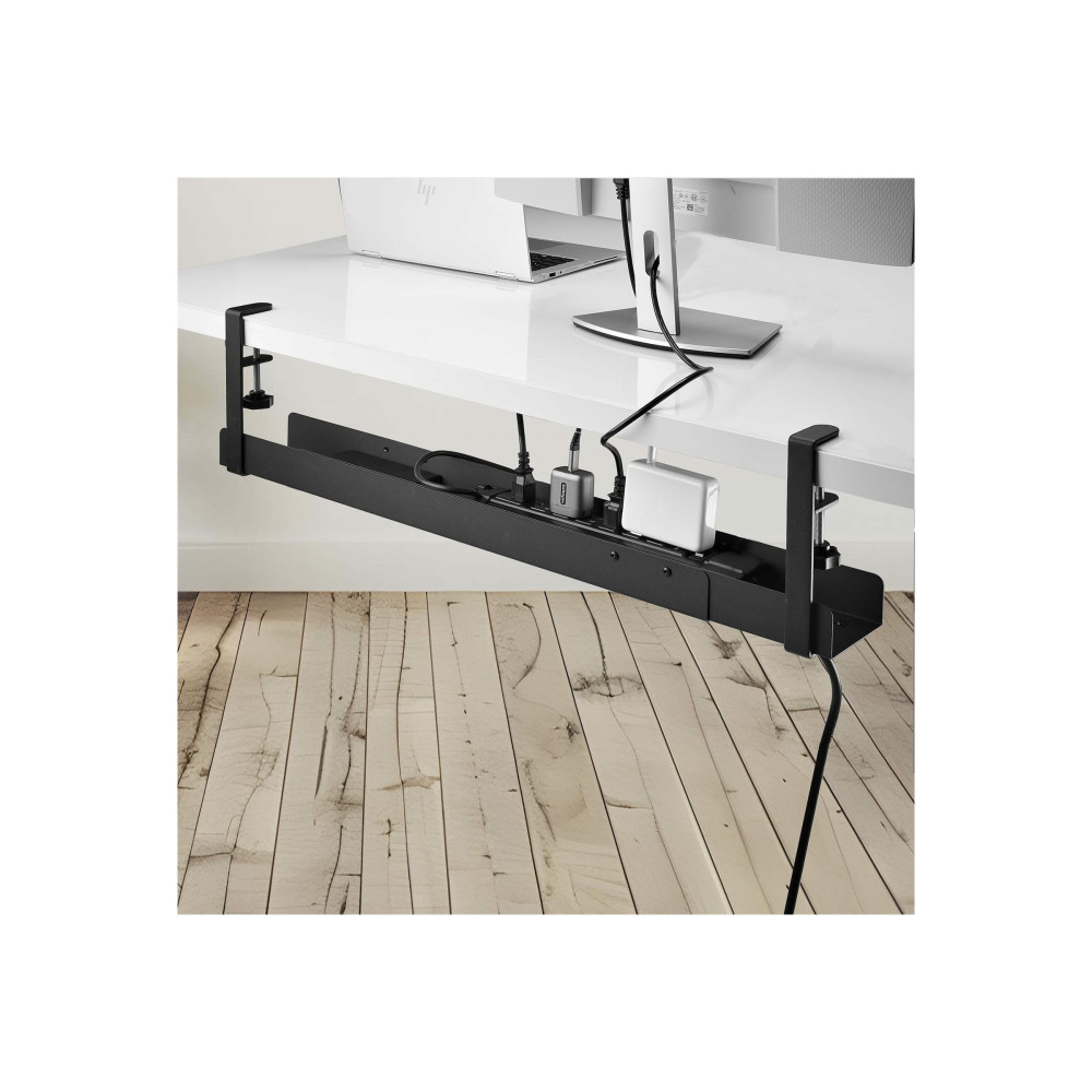 Produktbild för StarTech.com Under Desk Cable Management Tray, Clamp-on Installation - fack för kabelhantering