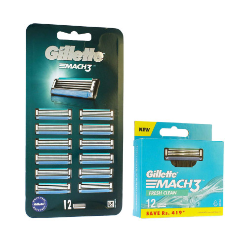 Gillette Gillette Mach3 Replacement Heads 12pcs