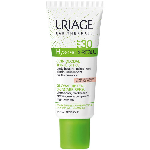 Uriage URIAGE Hyséac 3-Regul tónovaná globální péče zaměřená na veškeré projevy akné 40 ml