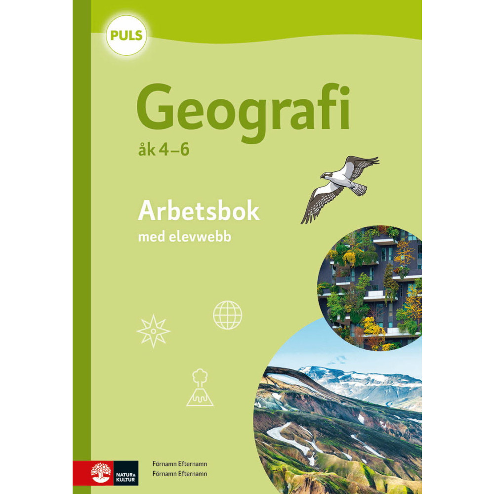 Produktbild för PULS Geografi 4-6 Arbetsbok med elevwebb, fjärde upplagan (häftad)