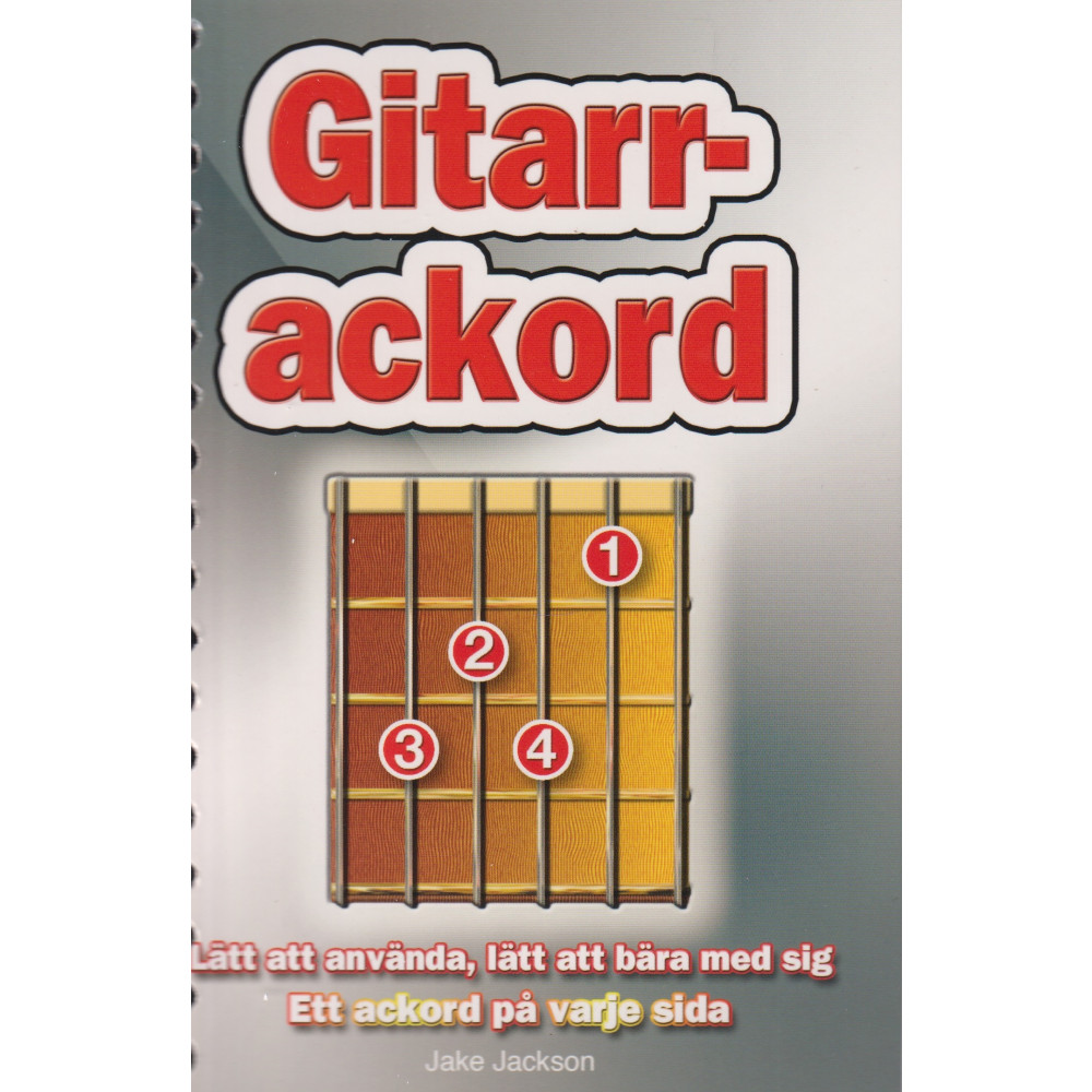Produktbild för Gitarrackord (bok, spiral)