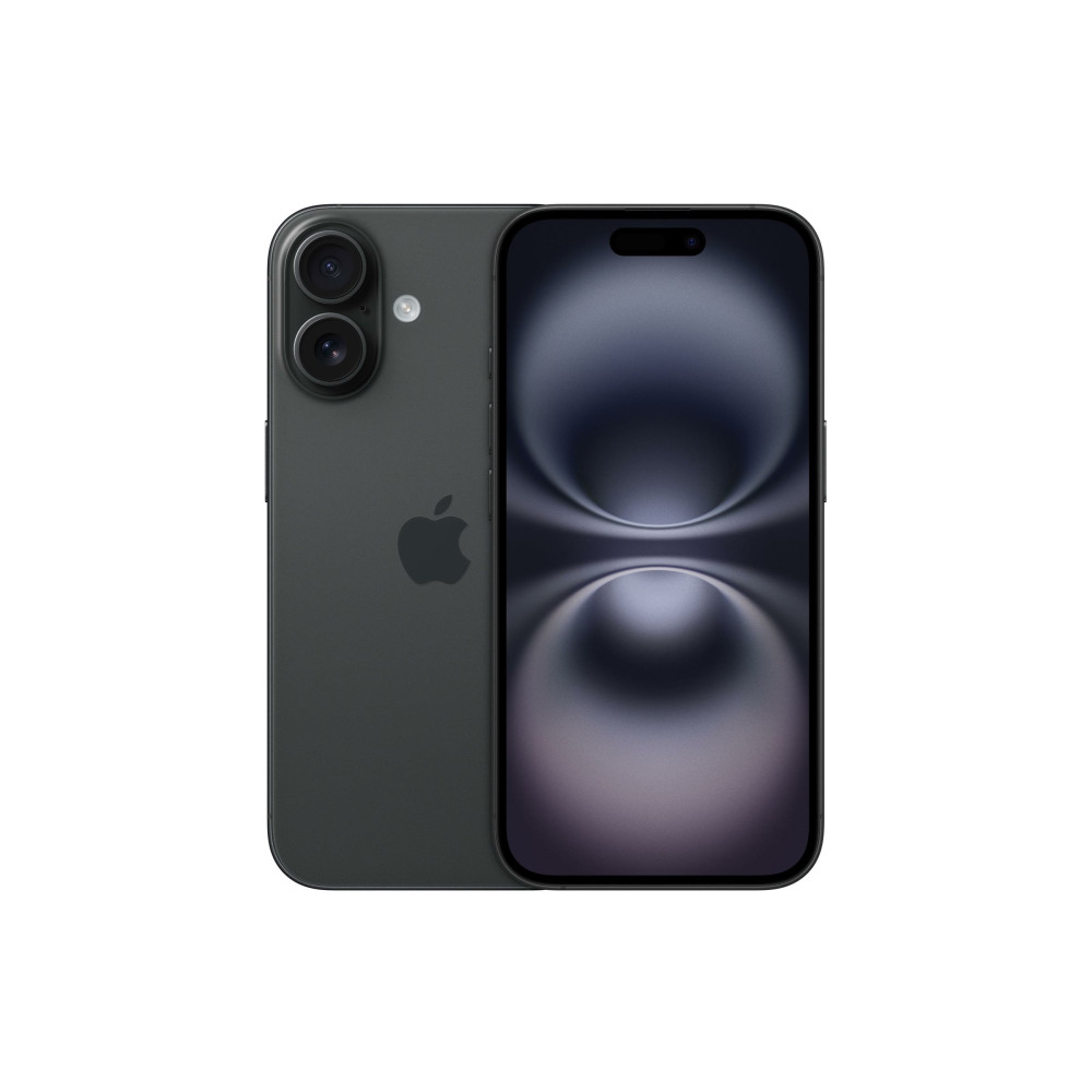 Produktbild för Apple iPhone 16 - svart - 5G smartphone - 128 GB - GSM