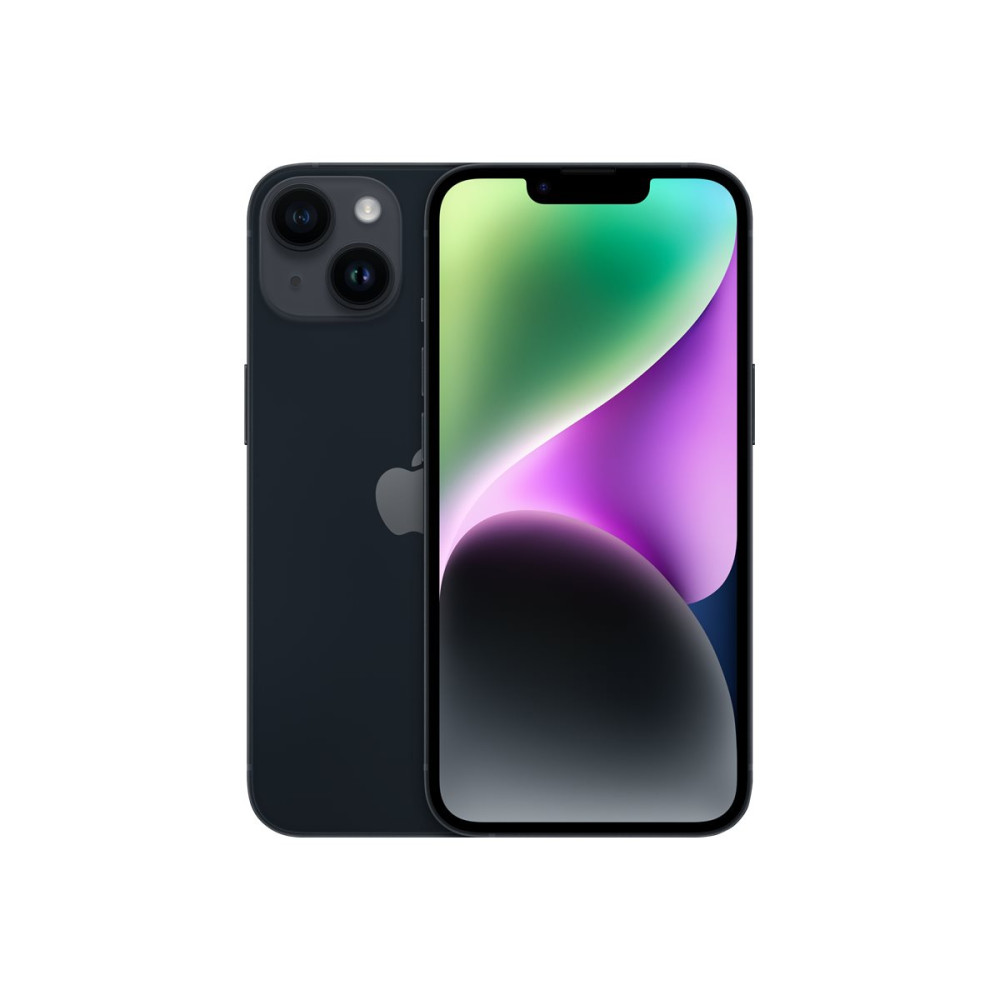 Produktbild för Apple iPhone 14 - midnatt - 5G smartphone - 128 GB - GSM