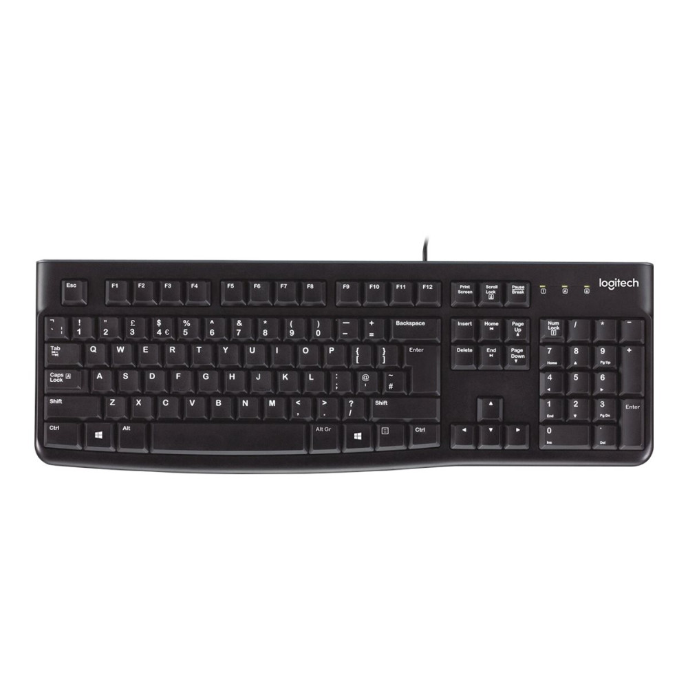 Produktbild för Logitech K120 - tangentbord - QWERTY - USA, internationellt Inmatningsenhet