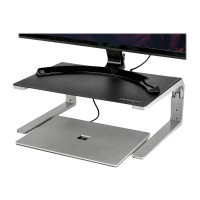 Produktbild för StarTech.com Skärmhöjningsställ - stål och aluminium - justerbar höjd ställ - för Bildskärm