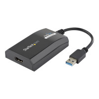 Produktbild för StarTech.com USB 3.0 till HDMI-adapter - DisplayLink-certifierad - 1080p (1920x1200) - USB Type-A till HDMI-skärmadapterkonverterare - Externt video- och grafikkort - Windows/Mac - adapterkabel - HDMI / USB - 16 cm