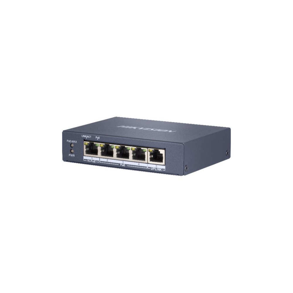 Produktbild för Hikvision Pro Series DS-3E0505HP-E - switch - 5 portar - ohanterad
