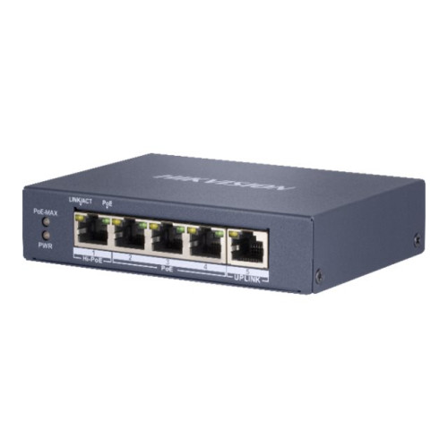 Hikvision Digital Technology Hikvision Pro Series DS-3E0505HP-E - switch - 5 portar - ohanterad