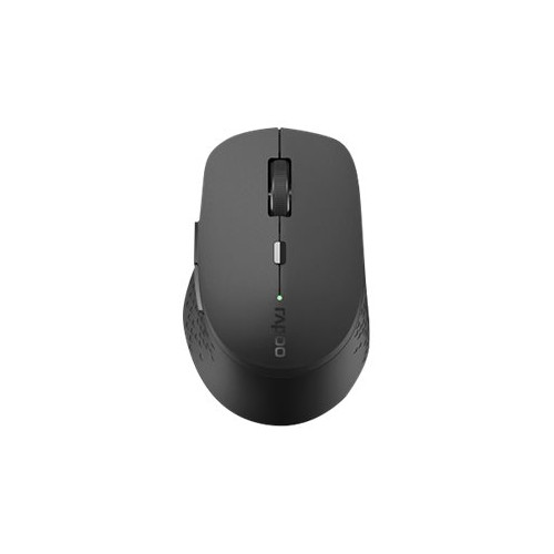 RAPOO Rapoo M300 Silent - mus - 2.4 GHz, Bluetooth 4.0, Bluetooth 3.0 - mörkgrå