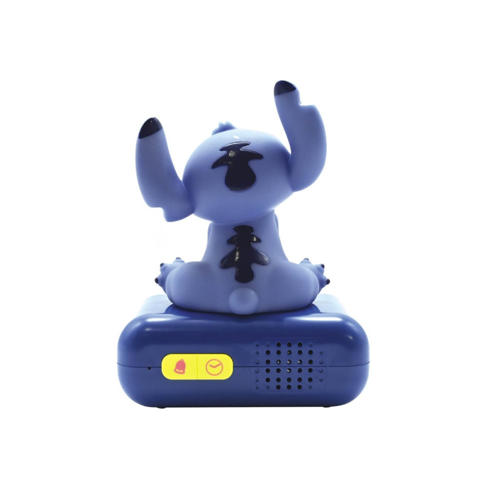 Produktbild för Lexibook Disney Classics - väckarklocka - Stitch - elektronisk - kan monteras på skrivbordet