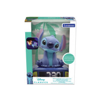 Produktbild för Lexibook Disney Classics - väckarklocka - Stitch - elektronisk - kan monteras på skrivbordet