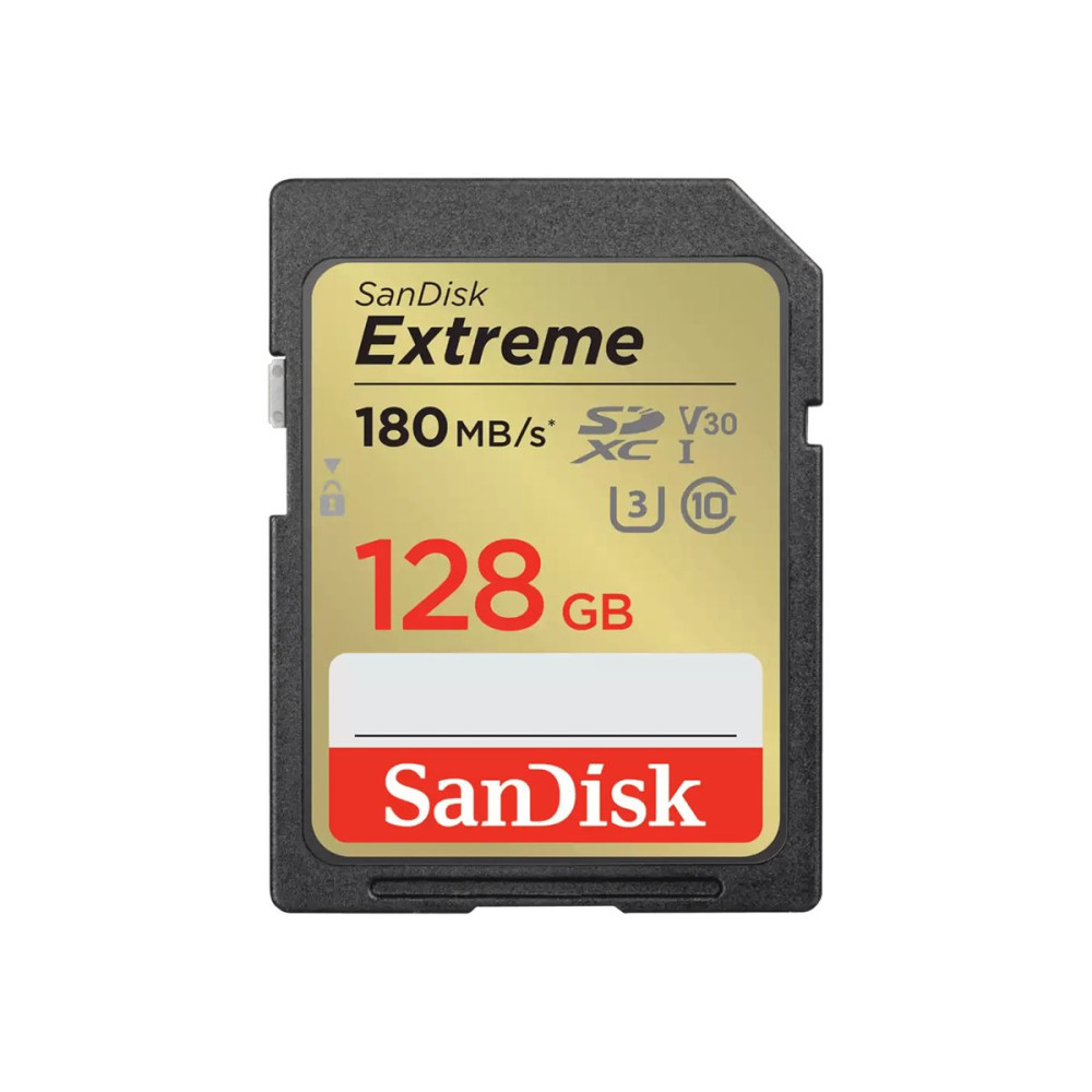 Produktbild för SanDisk Extreme PLUS - flash-minneskort - 128 GB - SDXC UHS-I