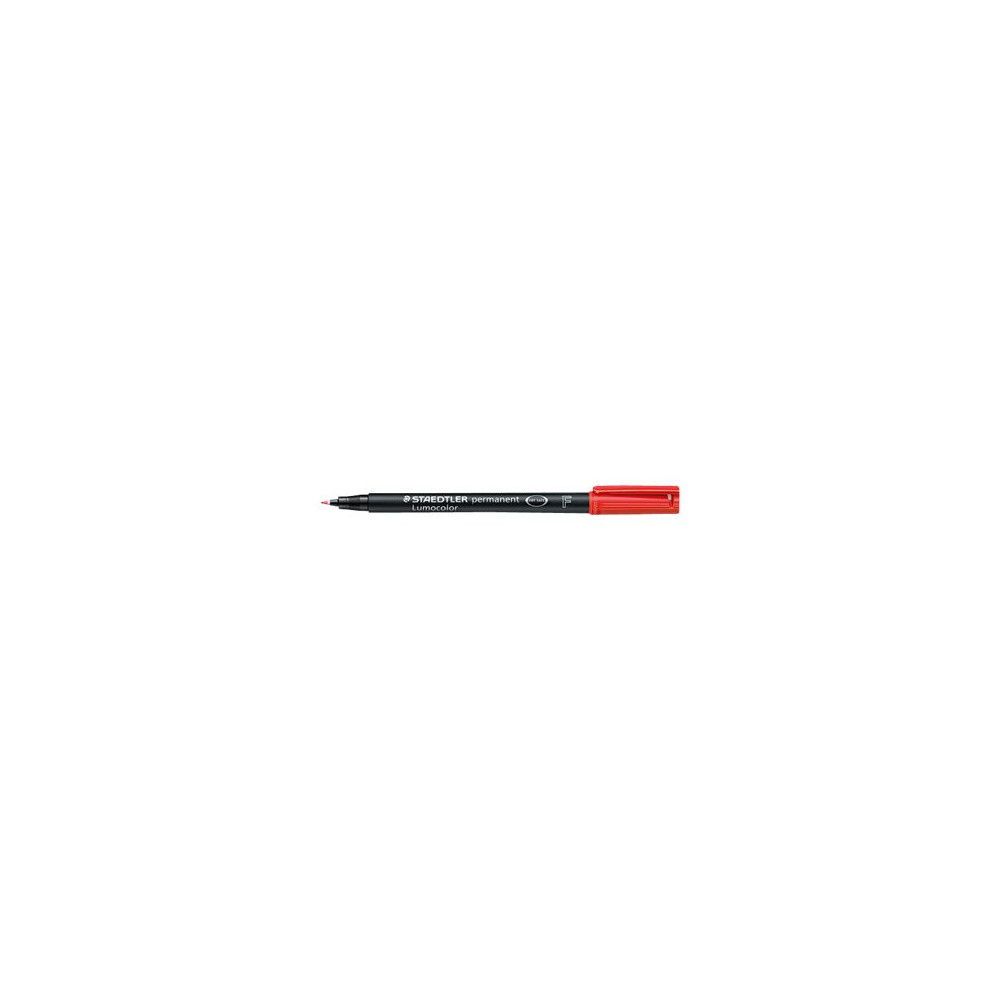 Produktbild för STAEDTLER Lumocolor 318 - fiberspetspenna - svart, röd, blå, grön, gul, orange, brun, violett (paket om 8)