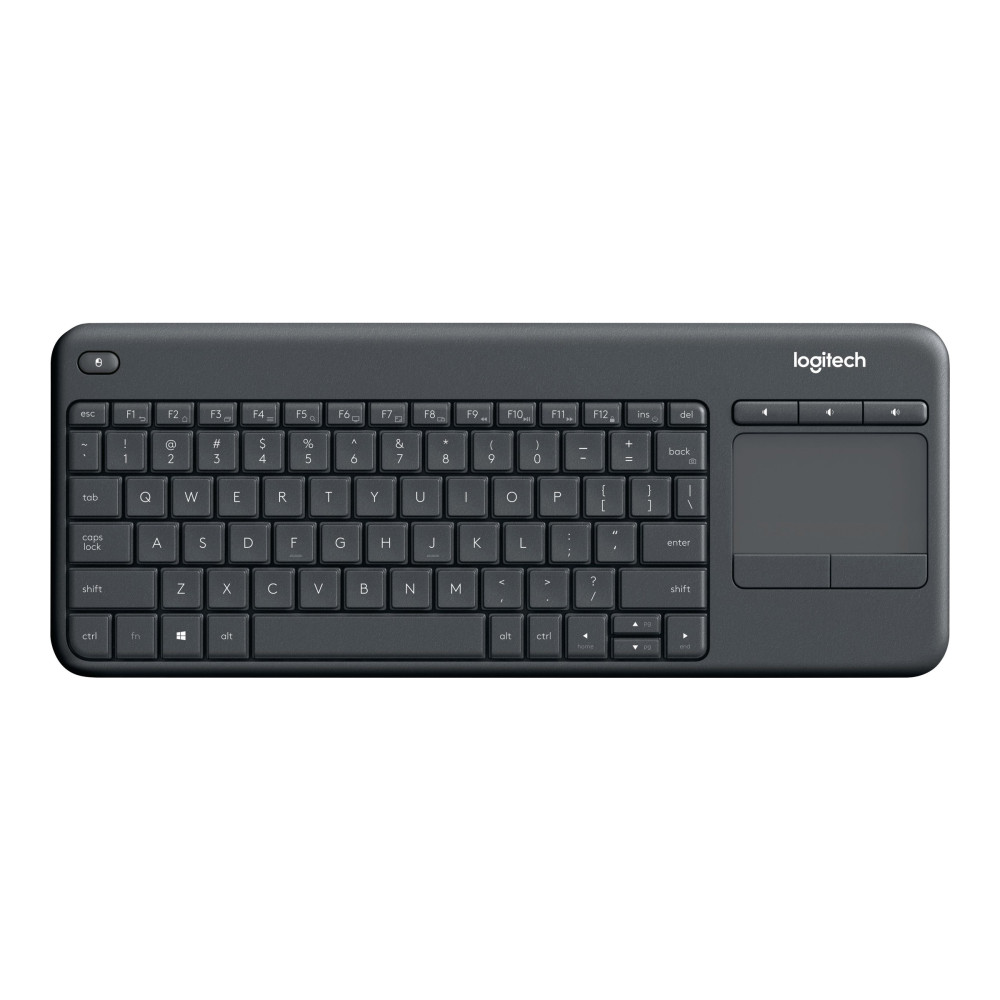 Produktbild för Logitech Wireless Touch Keyboard K400 Plus - tangentbord - engelska Inmatningsenhet