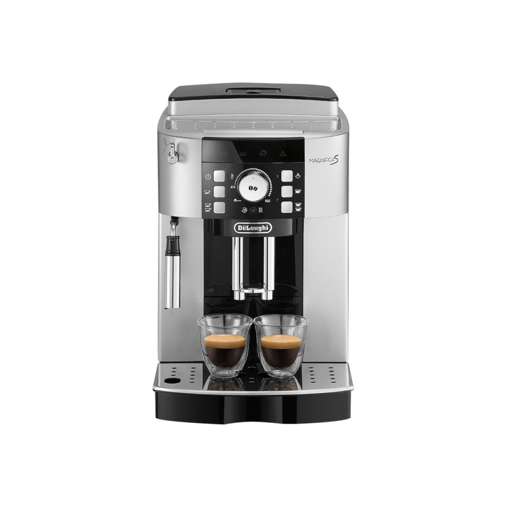 Produktbild för De'Longhi Magnifica S ECAM21.117.SB - automatisk kaffekokare med mjölkskummare - 15 bar - silver/svart