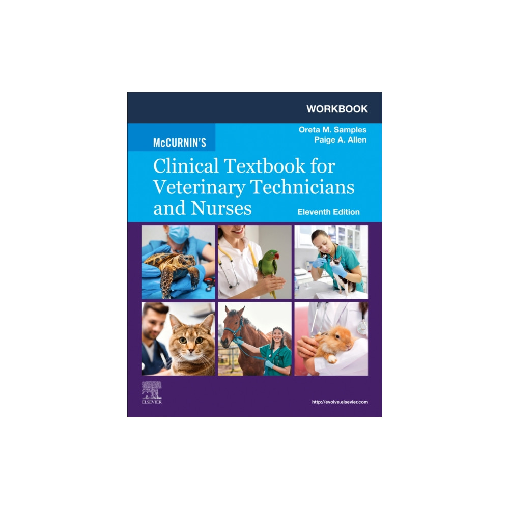 Produktbild för Workbook for McCurnin's Clinical Textbook for Veterinary Technicians and Nurses (häftad, eng)