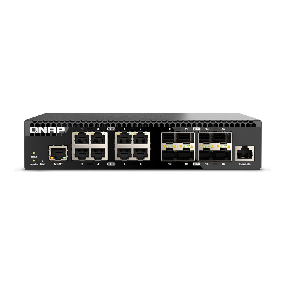 Produktbild för QNAP QSW-M3216R-8S8T - switch - 16 portar - Administrerad - rackmonterbar