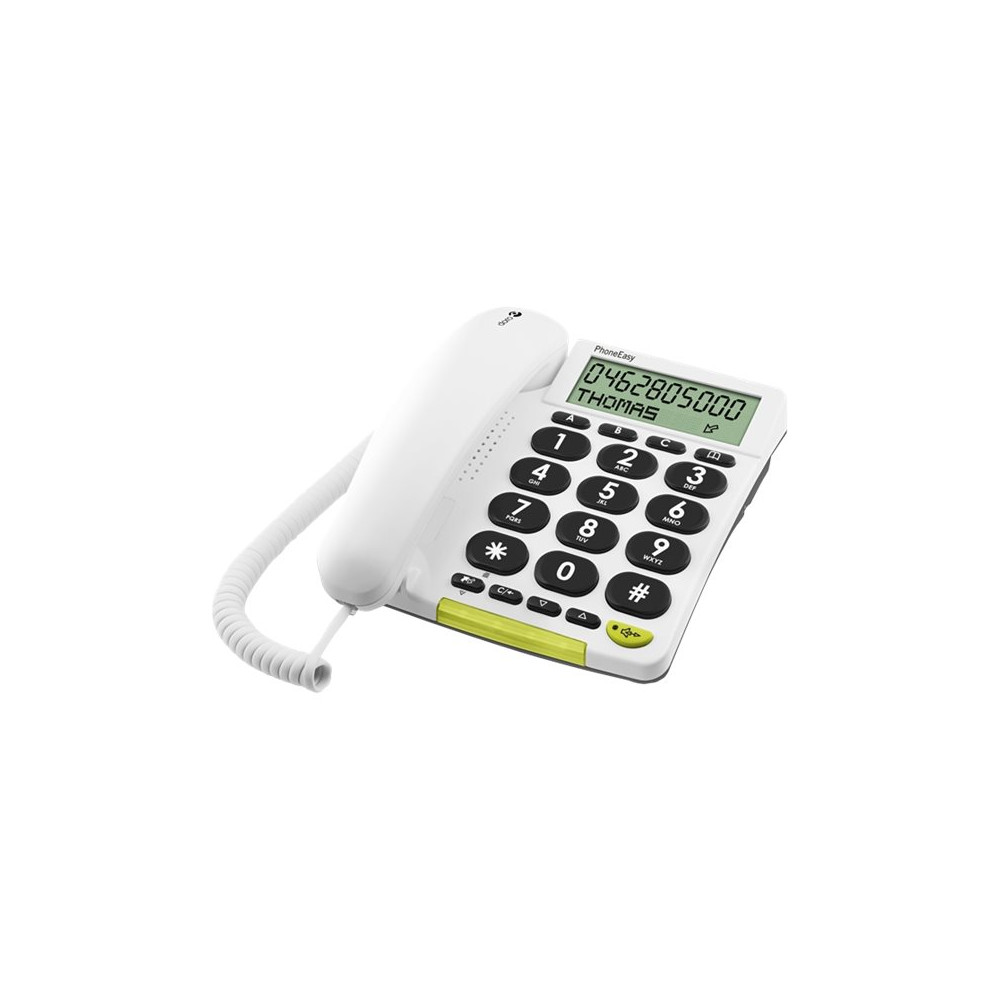 Produktbild för DORO PhoneEasy 312cs - fast telefon med nummerpresentation