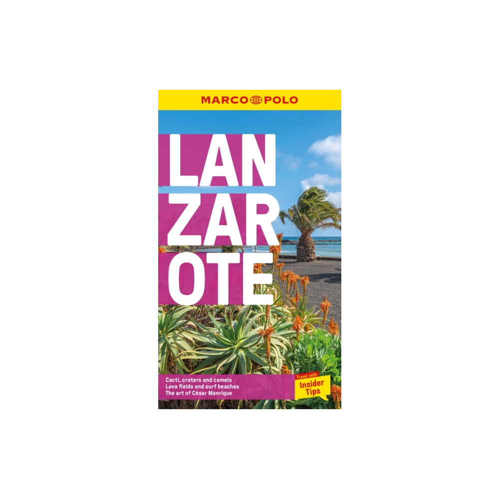 Produktbild för Lanzarote Marco Polo Pocket Travel Guide - with pull out map (häftad, eng)