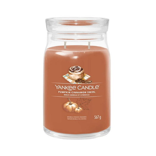 Yankee Candle Yankee Candle Pumpkin Cinnamon Swirl Signature Candle 567g