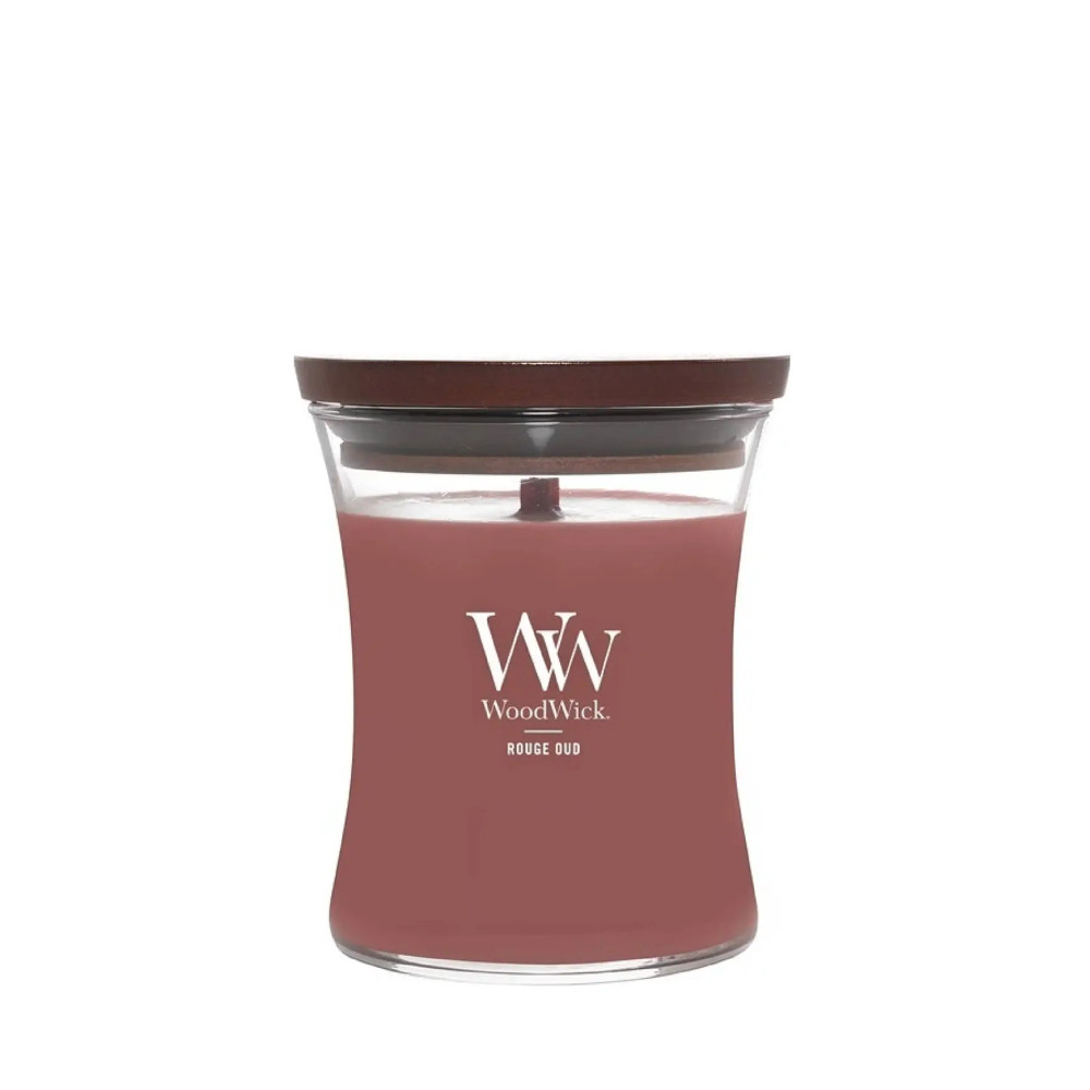 Produktbild för WoodWick Rouge Oud Candle With Wooden Wick 275g