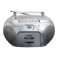 Produktbild för Lenco SCD-420 - boombox - CD