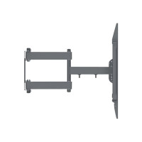 Produktbild för Manhattan TV & Monitor Mount, Wall, Full Motion, 1 screen, Screen Sizes: 60-100", Black, VESA 200x200 to 900x600mm, Max 80kg, LFD, Tilt & Swivel with 3 Pivots, Lifetime Warranty konsol - för LCD-TV - svart