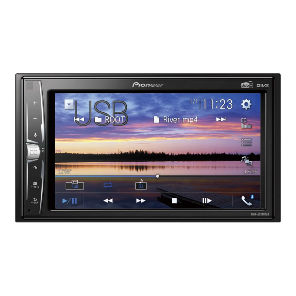 Produktbild för Pioneer DMH A3300DAB - digital mottagare - display 6.2"
