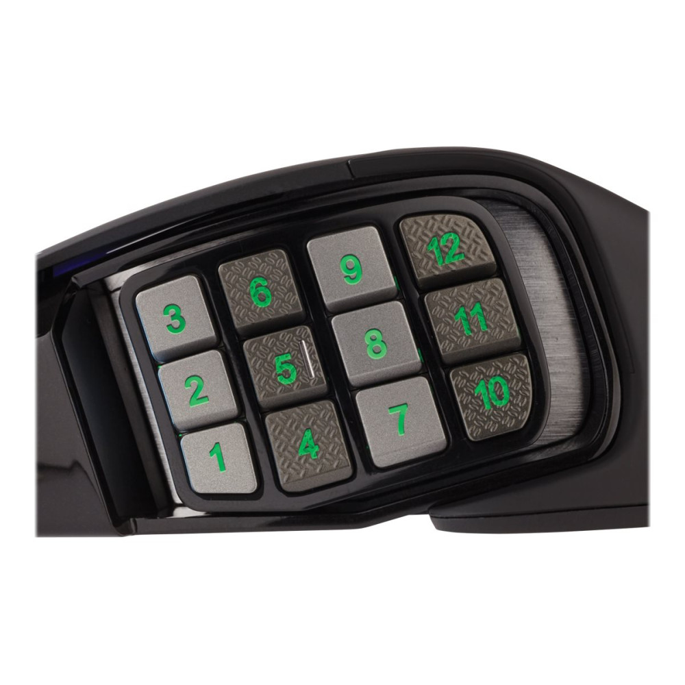 Produktbild för CORSAIR Gaming Scimitar RGB Elite - mus - USB - svart