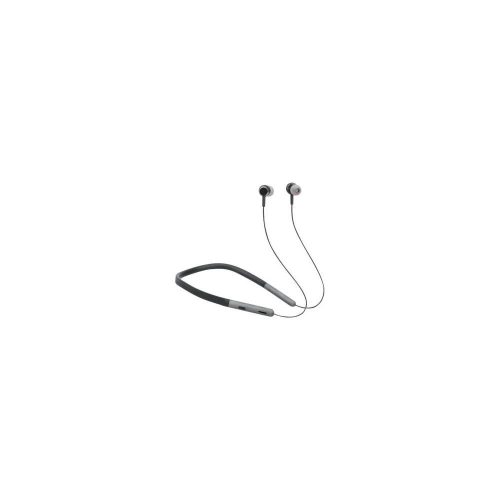Produktbild för Manhattan Sound Science Bluetooth In-Ear Headset with Neckband (Clearance Pricing), Microphone, Integrated Controls, Sweatproof, Noise Isolating, 5 hour usage time, Max Range 10m, MicroSD Card slot, Bluetooth v5.0, USB-A charging cable included, Three Yea