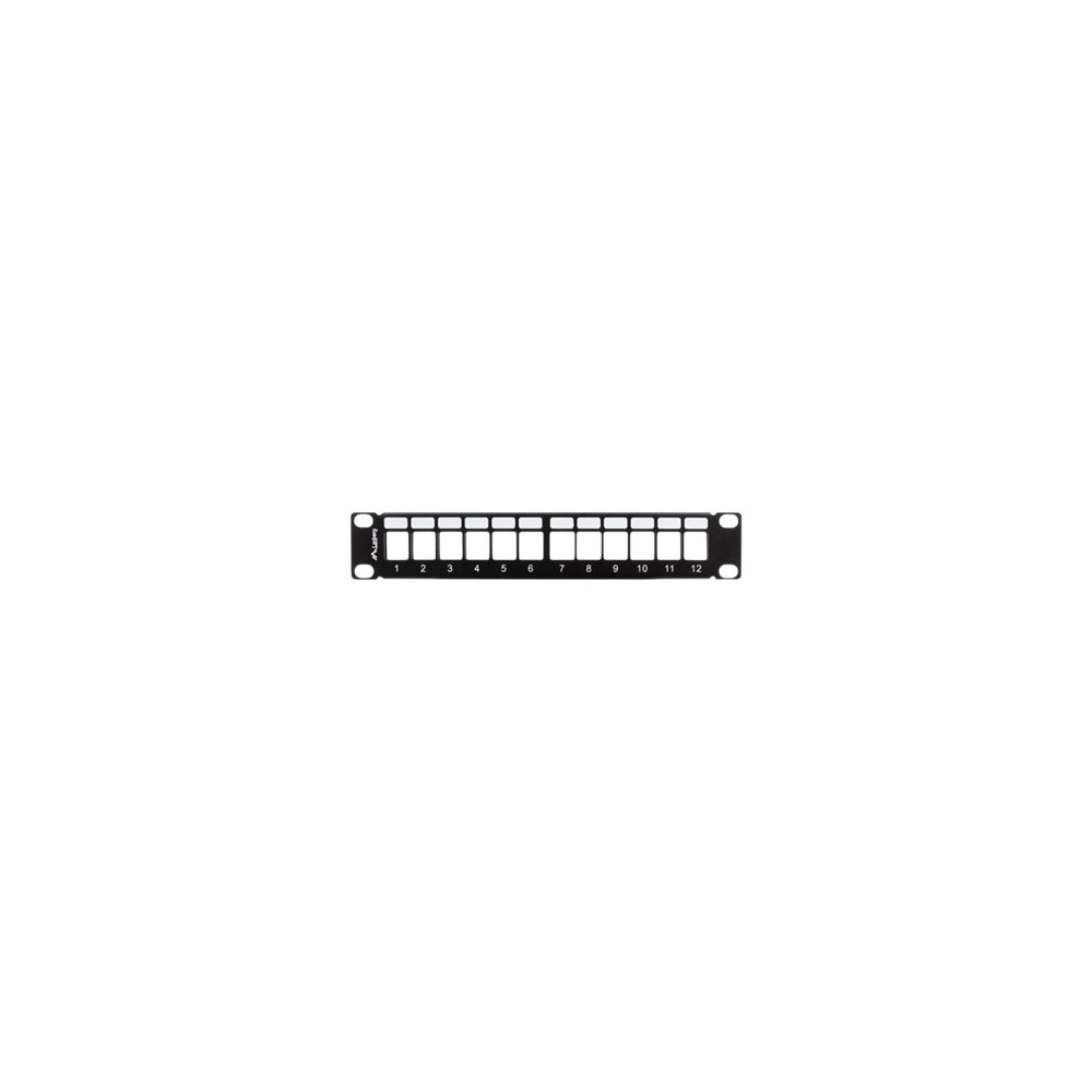 Produktbild för Lanberg PPKS-9112-B - kopplingspanel (tom) - 1U - 10"