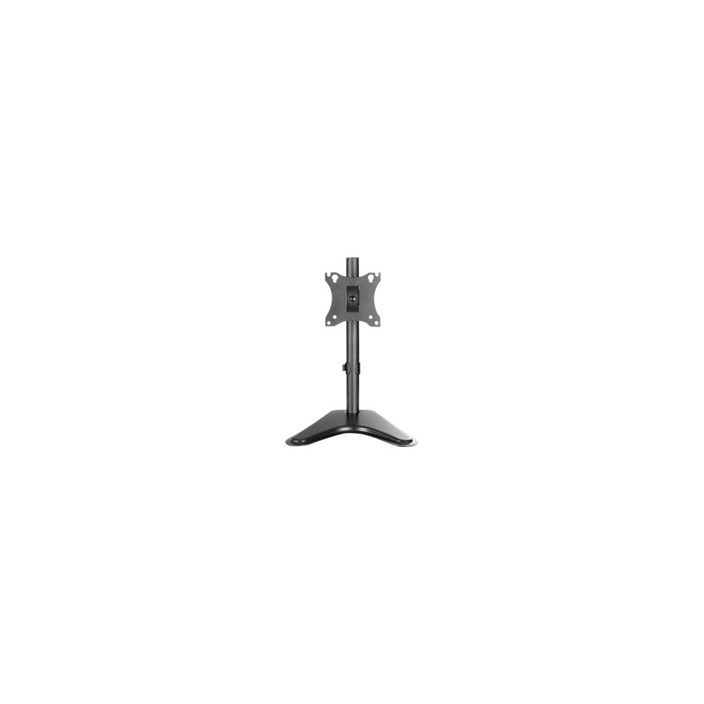Produktbild för Manhattan TV & Monitor Mount, Desk, Tilt/Swivel/Rotation, 1 screen, Screen Sizes: 10-27", Black, Stand Assembly, VESA 75x75 to 100x100mm, Max 7kg, Lifetime Warranty ställ - för LCD-display - svart
