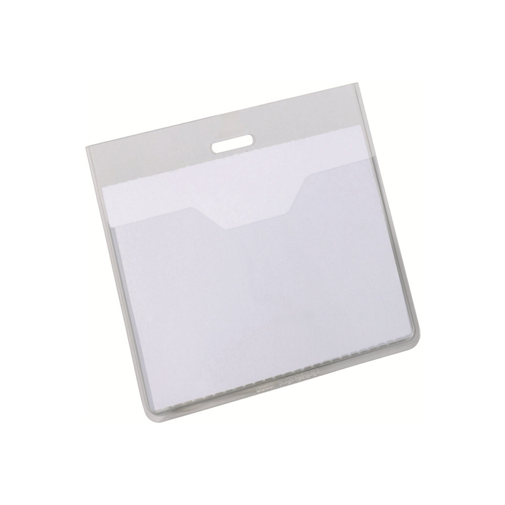 Produktbild för DURABLE namnskylt - för 60 x 90 mm - transparent (paket om 20)