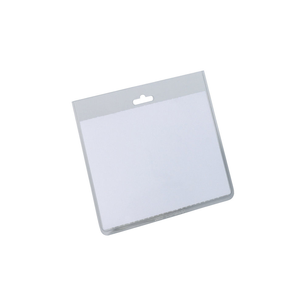 Produktbild för DURABLE namnskylt - för 60 x 90 mm - transparent (paket om 20)