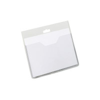 Produktbild för DURABLE namnskylt - för 60 x 90 mm - transparent (paket om 20)