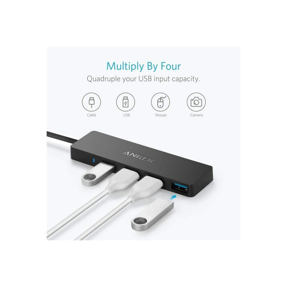 Produktbild för Anker Ultra Slim - hubb - 4 portar