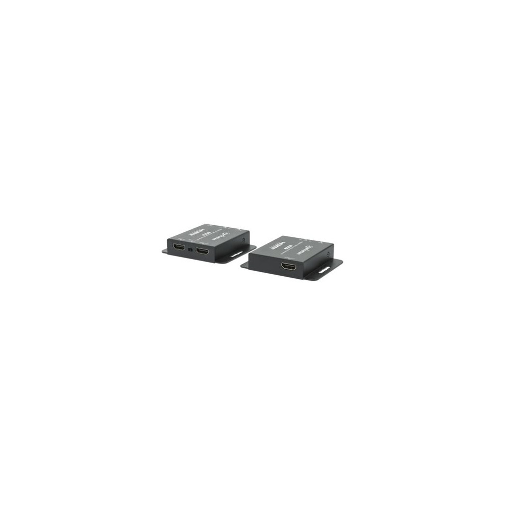 Produktbild för Manhattan - Extender Kit - förlängd räckvidd för audio/video - HDMI, 10Mb LAN