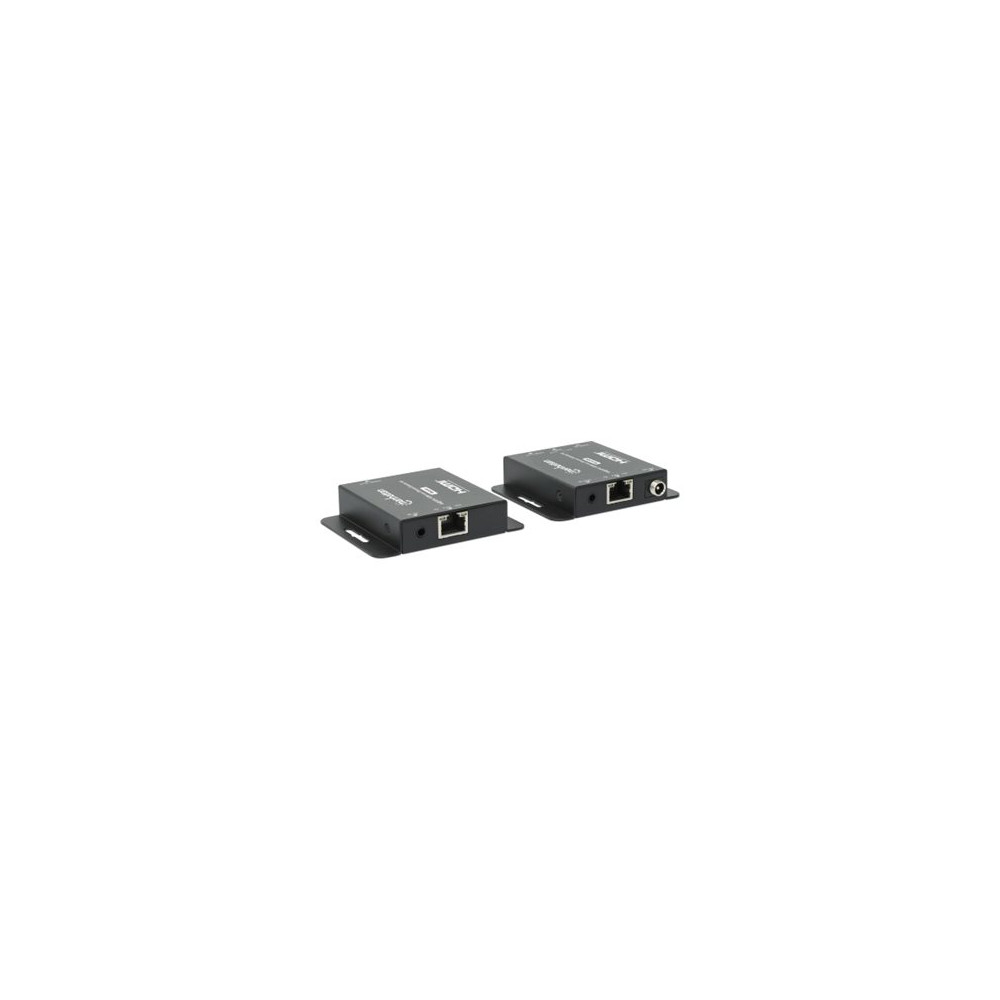 Produktbild för Manhattan - Extender Kit - förlängd räckvidd för audio/video - HDMI, 10Mb LAN