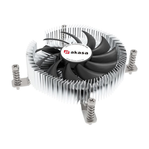 AKASA Akasa - processorkylare - extra säker, låg profil, aluminium, tunn mini-ITX med kopparkärna