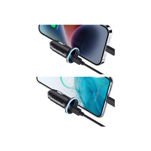 Anker Group Anker 323 strömadapter för bil - USB, USB-C - 52.5 Watt