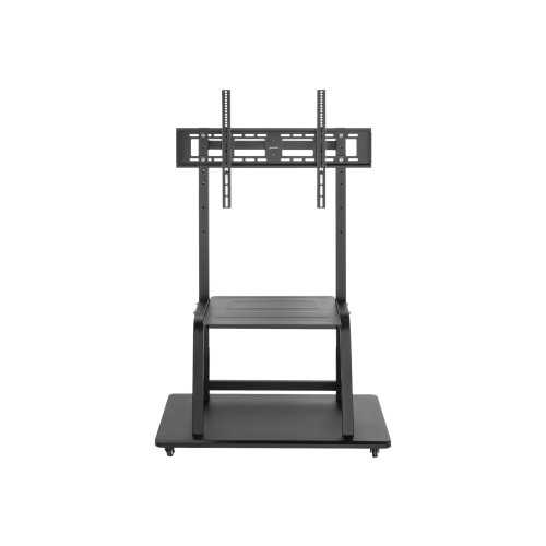 Manhattan Manhattan TV & Monitor Mount, Trolley Stand, 1 screen, Screen Sizes: 37-100", Black, VESA 200x200 to 800x600mm, Max 150kg, Shelf and Base for Laptop or AV device, Height-adjustable to four levels: 862, 916, 970 and 1024mm, LFD, Lifetime Warranty vagn - fö