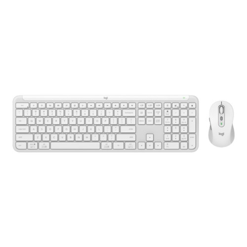 Logitech Logitech Signature Slim Combo MK950 - sats med tangentbord och mus - QWERTY - Nordisk - offwhite Inmatningsenhet