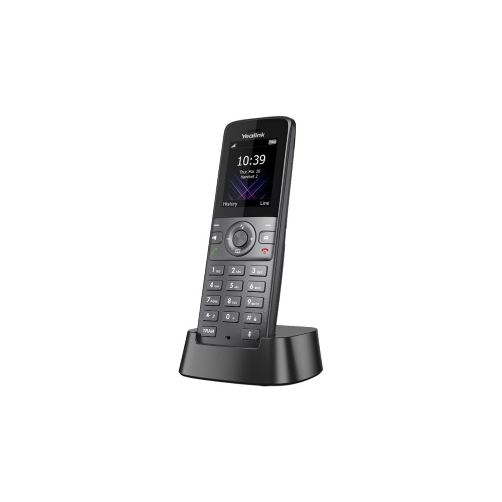 Produktbild för Yealink W74H - trådlös förlängningshandenhet - med Bluetooth interface med nummerpresentation - 3-riktad samtalsförmåg