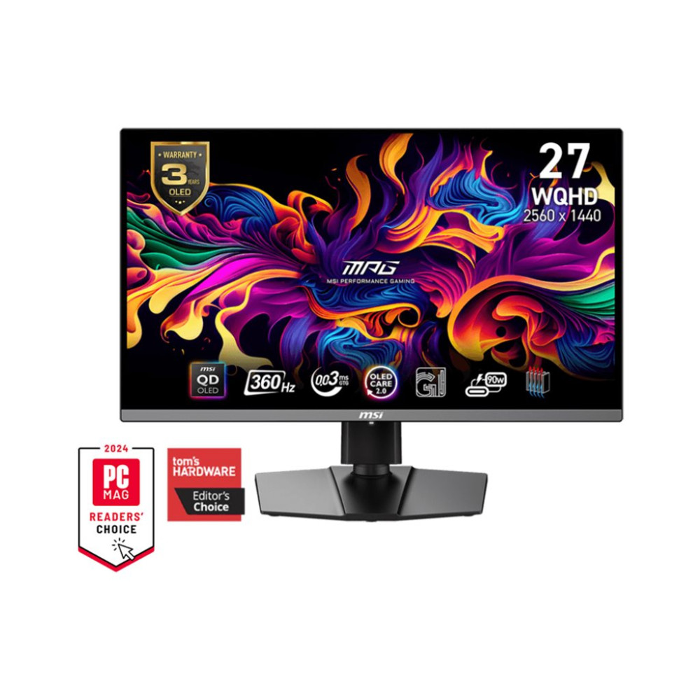 Produktbild för MSI MPG 271QRXDE QD-OLED - OLED-monitor - 26.5" - HDR