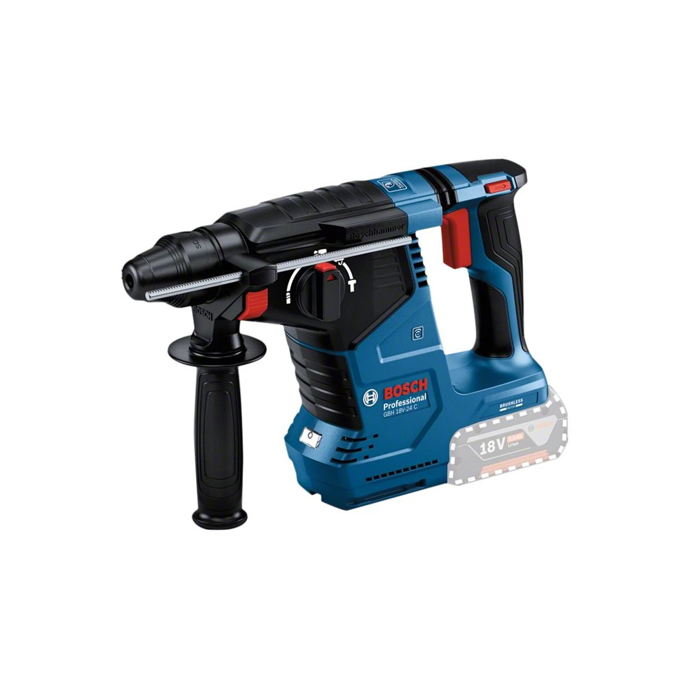 Produktbild för Bosch GBH 18V-24C Professional - roterande hammare - sladdlös - inget batteri