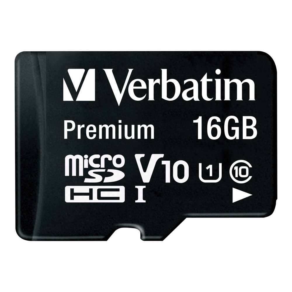 Produktbild för Verbatim - flash-minneskort - 16 GB - microSDHC