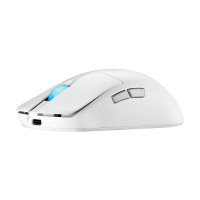 Produktbild för ASUS ROG Harpe Ace Mini - mus - USB 2.0, Bluetooth 5.1, 2.4 GHz - månskensvit